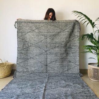 Zanafi Reversible Kilim – Gris