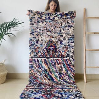 Recycled Boucherouite Runner – Pixels